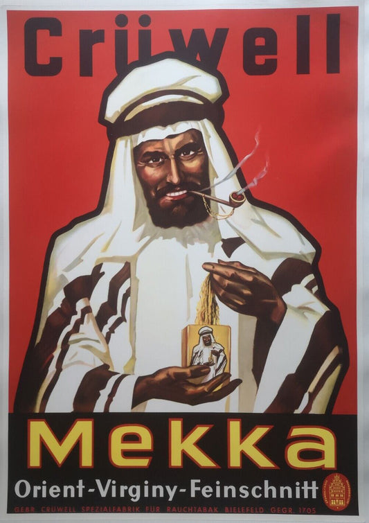 Affiche Crüwell Mekka 1950